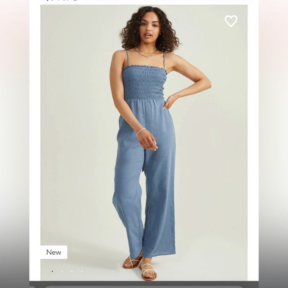 NWT Altar’d State Maryse Smocked Jumpsuit - Picture 1 of 4